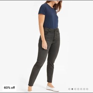 Everlane Authentic stretch high rise cigarette jean